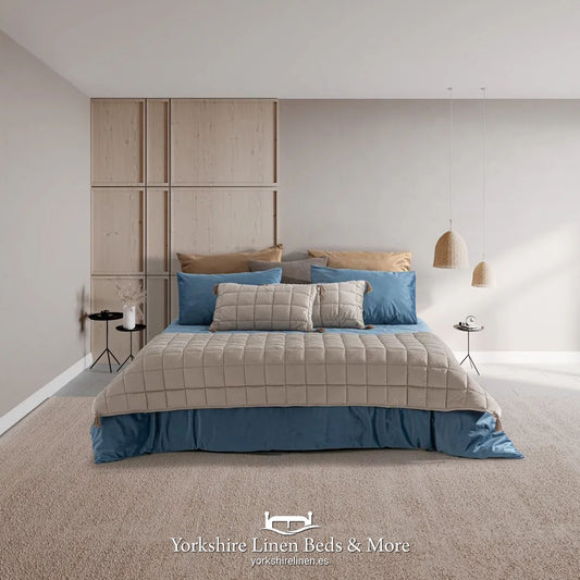 Hotel Style Luxury Accessories Sets, Beige - Bedding & Bed Linen - Yorkshire Linen Beds & More
