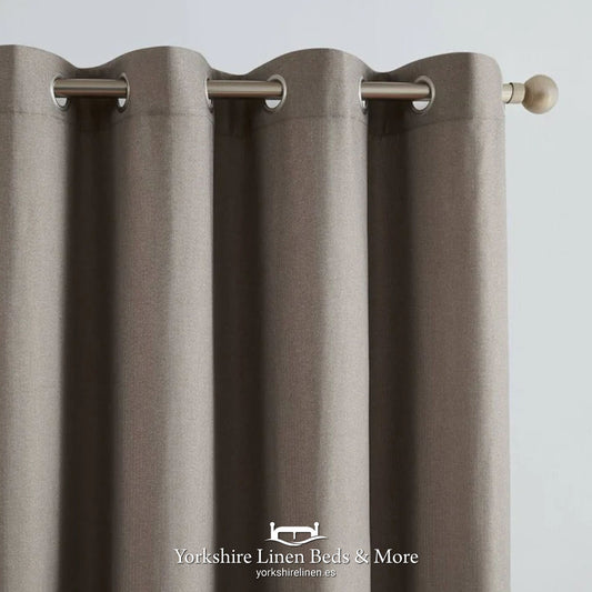 Hotel Collection Eyelet Blackout Curtains - Beige
