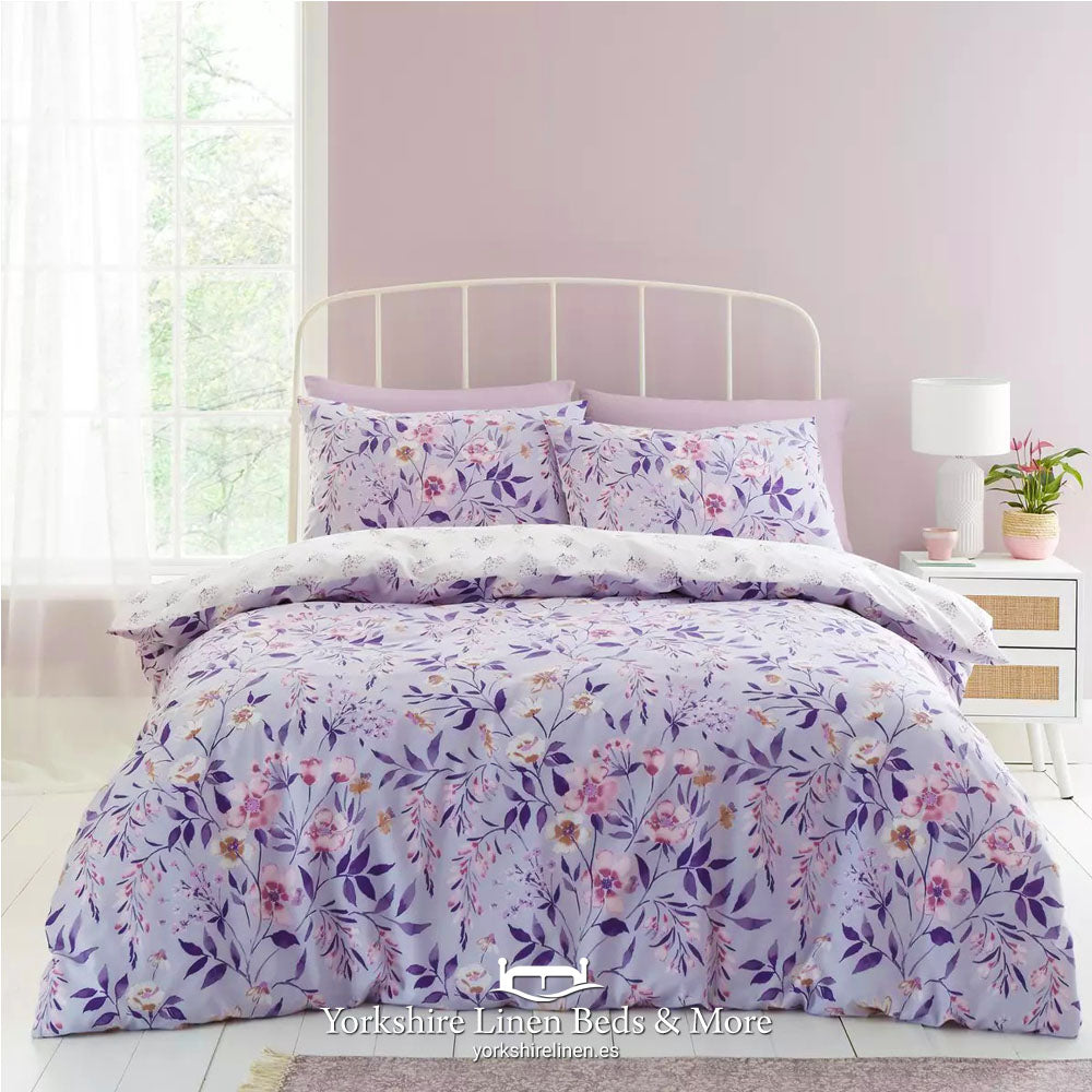 Isabella Floral Reversible Duvet Set
