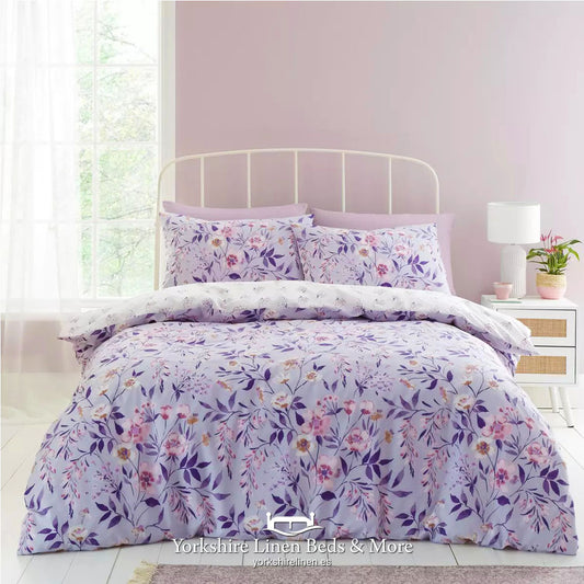 Isabella Floral Reversible Duvet Set