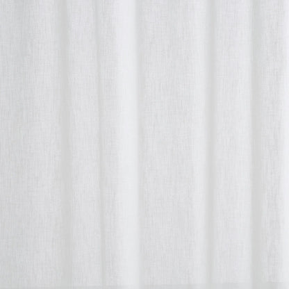 Kayleigh Linen-Style Slot-Top Voile Panels, White