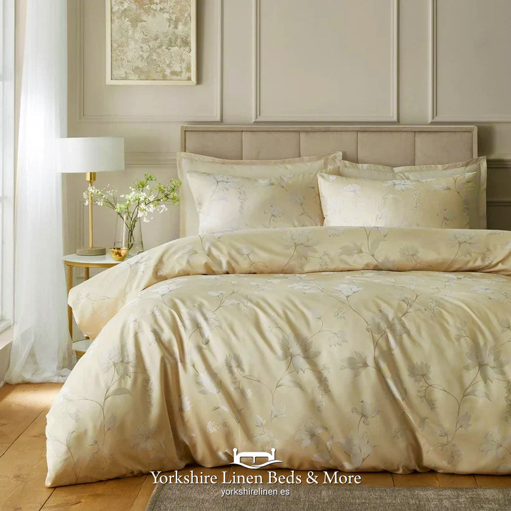 Lilly Jacquard Duvet Set, Champagne