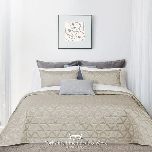 Luisa Luxury Sateen Bedspreads, Linen - Bedspreads & Throws - Yorkshire Linen Beds & More