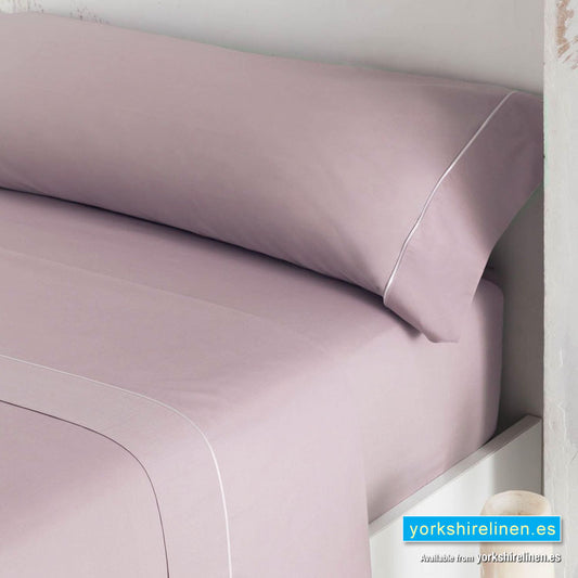 Luxury 300 Thread Count Sateen Fitted Sheets Mulberry 2