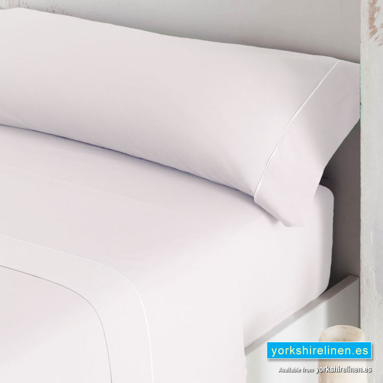 Luxury 300 Thread Count Sateen Fitted Sheets White
