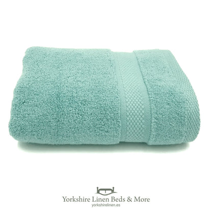Luxury 600 GSM Zero Twist Towels, Duck Egg - Towels and Bathroom - Yorkshire Linen Beds & More 03