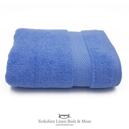 Luxury 600 GSM Zero Twist Towels, Light Blue - Towels and Bathroom - Yorkshire Linen Beds & More