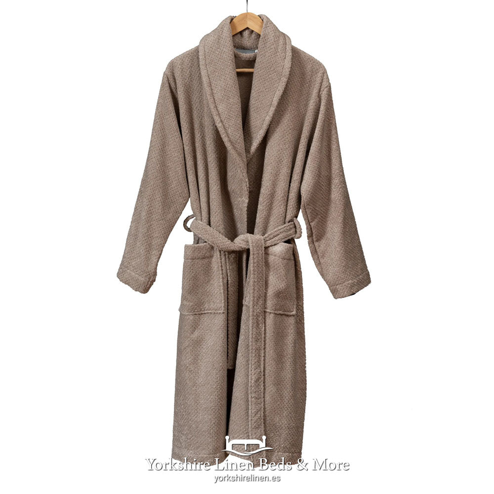 Luxury Bathrobes, Model Bamboo, Taupe - Towels and Bathroom Soft Furnishings - Yorkshire Linen Beds & More