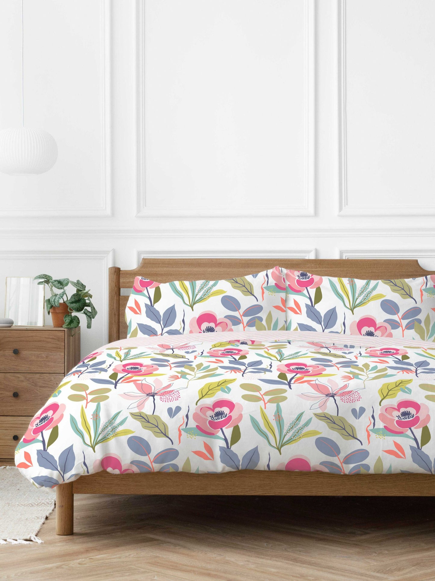 Mina Floral Duvet Set, Multi
