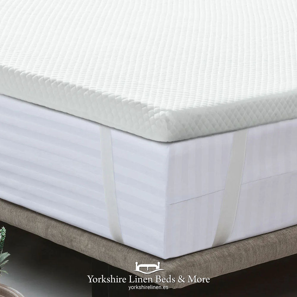 New Essentials Visco Topper, 5cm - Mattress Toppers & Protectors - Yorkshire Linen Beds & More, Mijas & Marbella