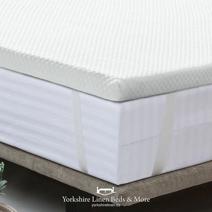 New Essentials Visco Topper, 5cm - Mattress Toppers & Protectors - Yorkshire Linen Beds & More, Mijas & Marbella