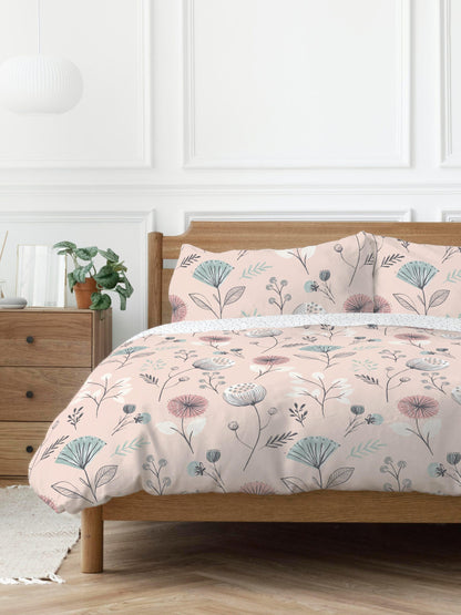 Olga Floral Duvet Duvet Sets, Pink