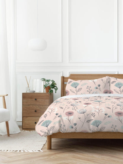 Olga Floral Duvet Duvet Sets, Pink