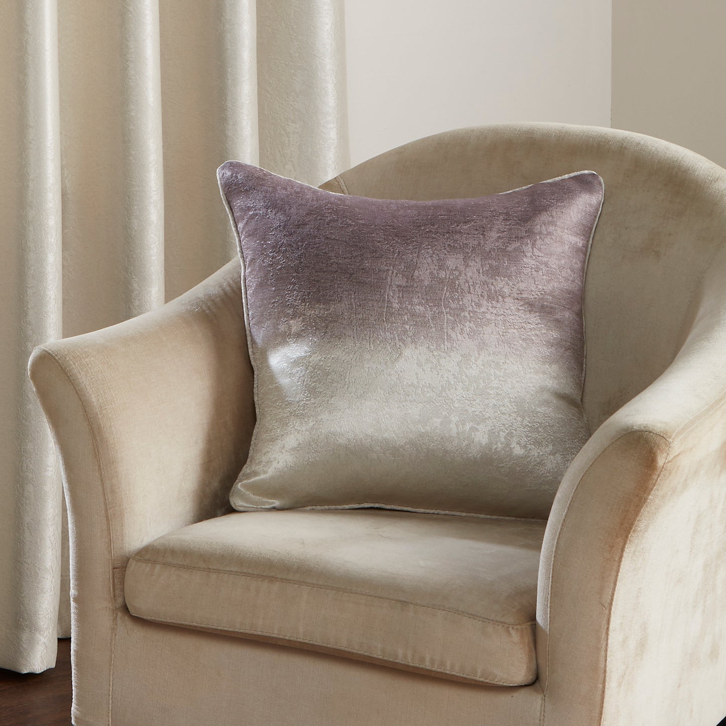 Stratus Ombre Ring Top Curtains, Chocolate FINAL CLEARNACE PRICE