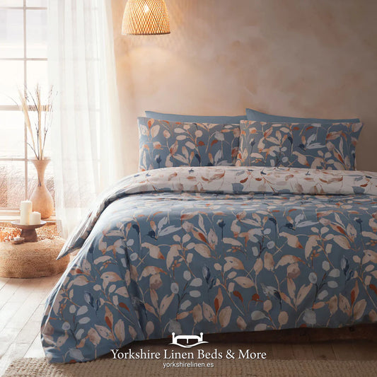 Onya Duvet Set, Blue - Duvet Covers & Sets - Yorkshire Linen Beds & More