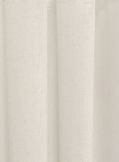 Palma Light Weight Tape Top Curtain Panels, Natural