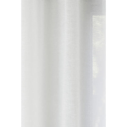Ronda Slot Type Linen Style Voile Panels- White