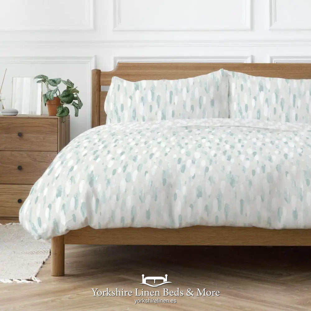 Rain Duvet Set, Mineral - Duvet Covers & Sets - Yorkshire Linen Beds & More