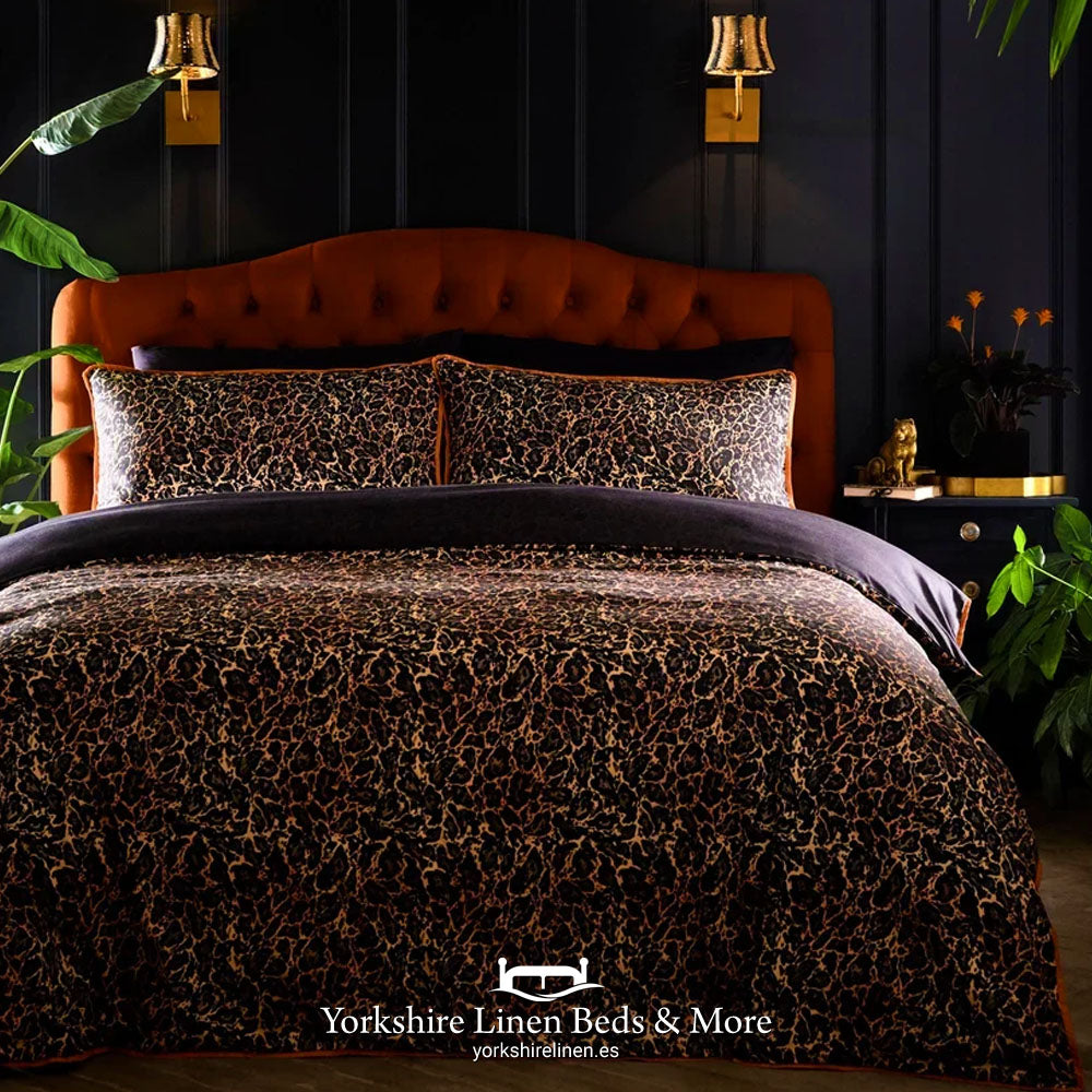 Roxy Leopard Print 100% Cotton Duvet Set - Duvet Covers and Sets - Yorkshire Linen Beds & More, Mijas Costa, Spain