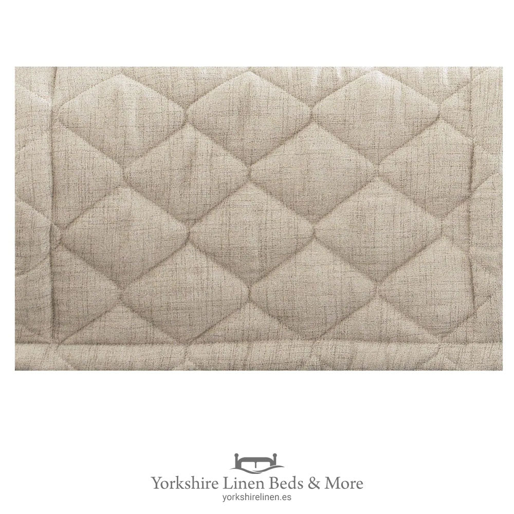Rustica Bed Runners, Beige - Bedspreads & Runners - Yorkshire Linen Beds & More