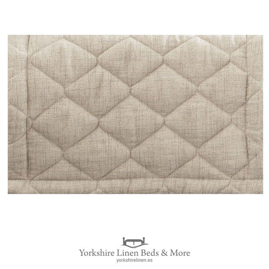 Rustica Bed Runners, Beige - Bedspreads & Runners - Yorkshire Linen Beds & More