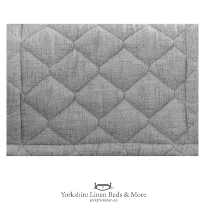 Rustica Bed Runners, Grey - Bedspreads & Runners - Yorkshire Linen Beds & More