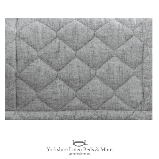 Rustica Bed Runners, Grey - Bedspreads & Runners - Yorkshire Linen Beds & More