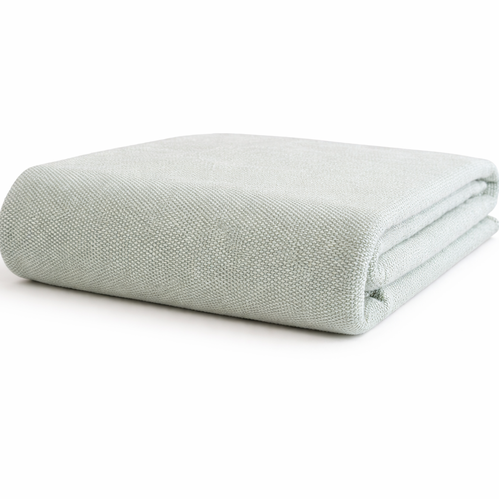 Small Weave Multiuse Throws - Green