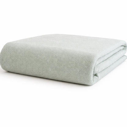 Small Weave Multiuse Throws - Green