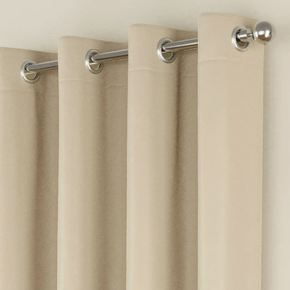 Super Value Ringtop Curtains - Natural