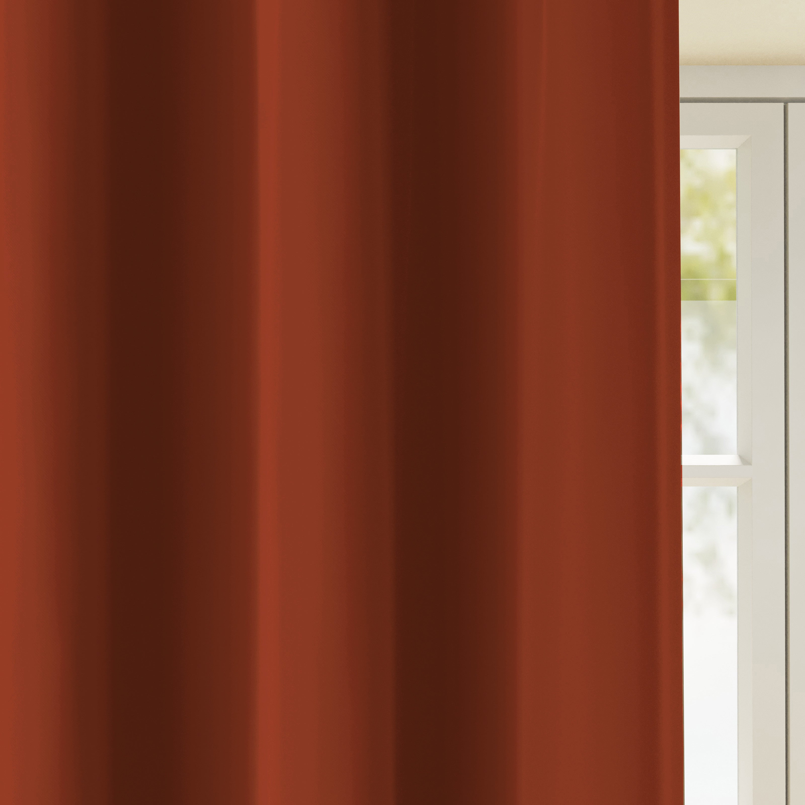 Super Value Ringtop Curtains - Orange