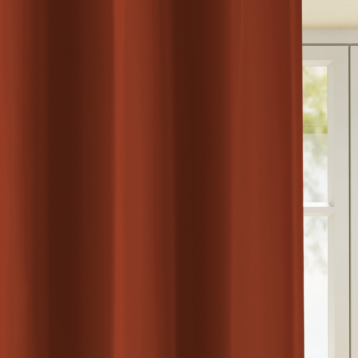 Super Value Ringtop Curtains - Orange