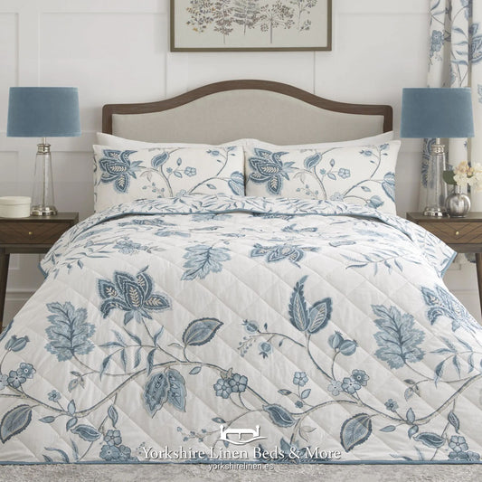 Samira Teal Duvet Cover Set - Duvet Covers & Sets - Yorkshire Linen Beds & More, Mijas & Marbella