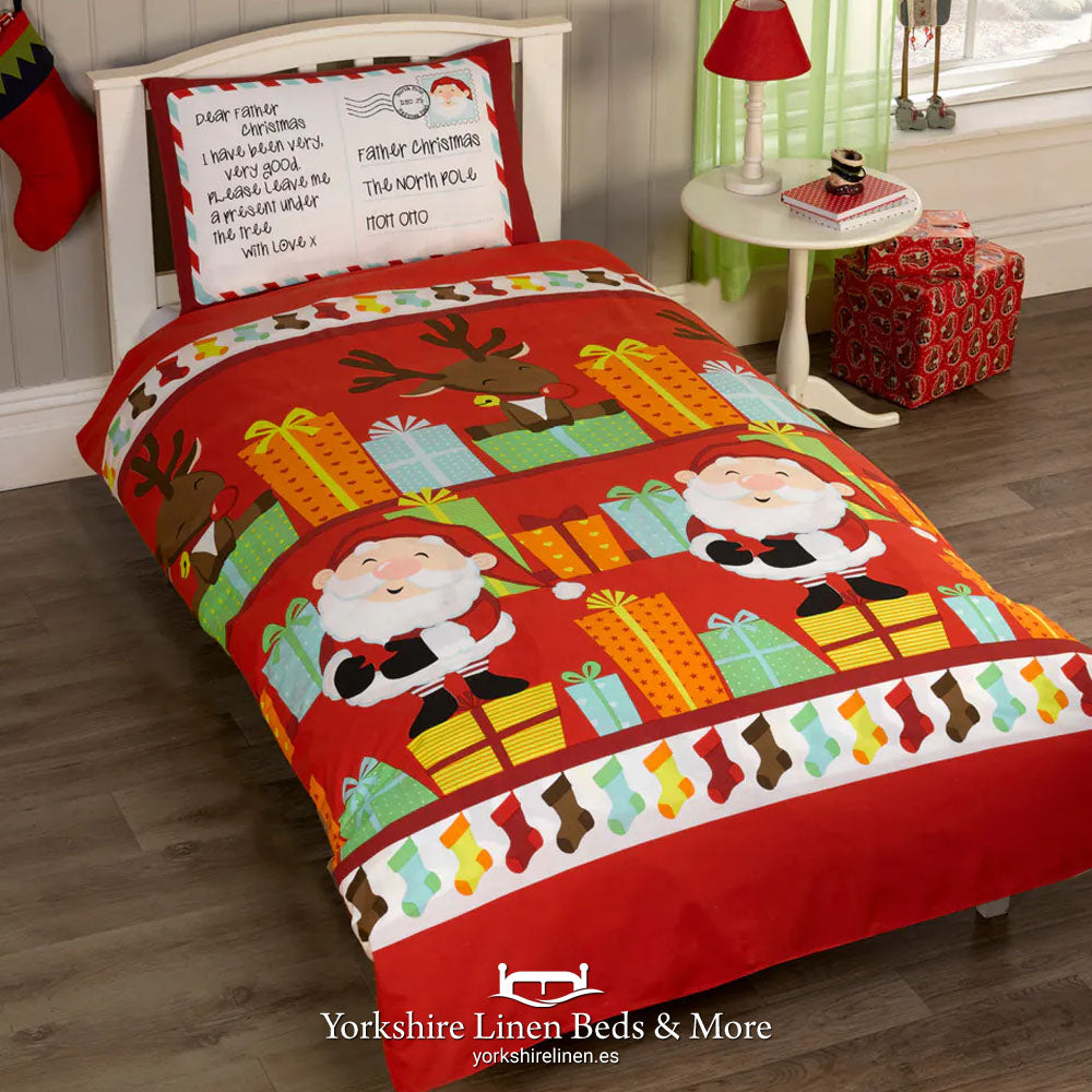 Santas List Duvet Set - Duvet Covers & Sets - Yorkshire Linen Beds & More