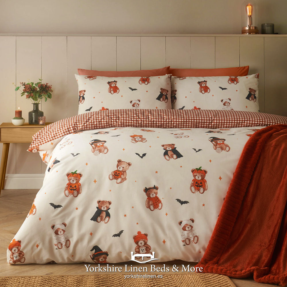 Scare Bear Halloween Duvet Sets - Duvet Covers and Sets - Yorkshire Linen Beds & More, Mijas Costa, Spain