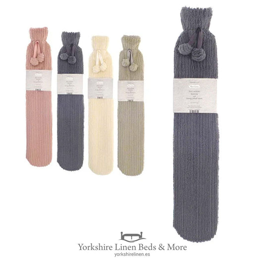 Super Soft , Jacquard Stripe Long Water Hot Water Bottles