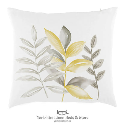 Touch of Velvet Reversible Cushions, Zarina Ochre - Cushions & Cushion Covers - Yorkshire Linen Beds & More