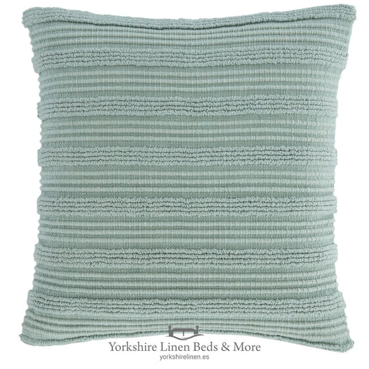 Tufted Stripe Cushions, Green - Cushions & Cushion Covers - Yorkshire Linen Beds & More