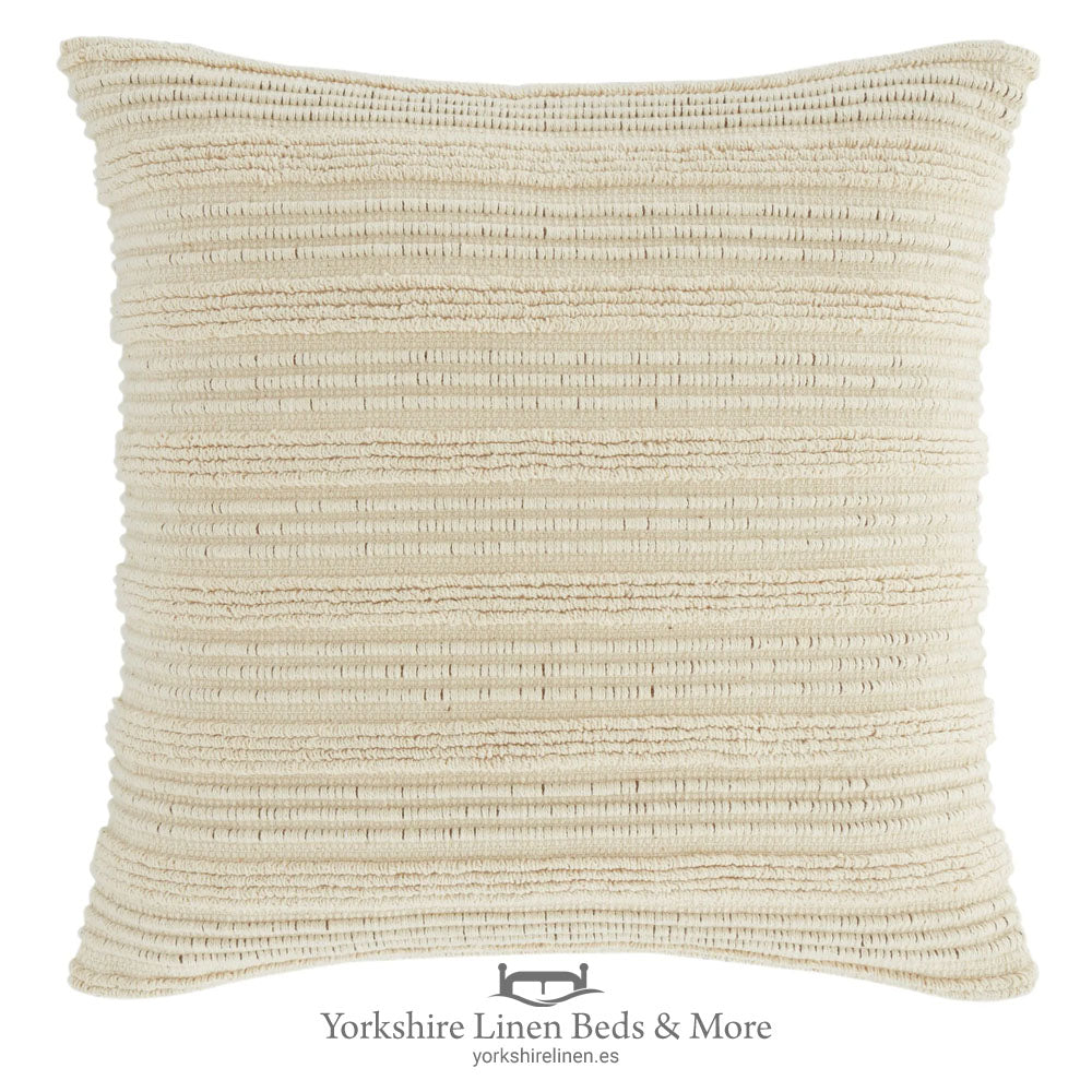 Tufted Stripe Cushions, Natural - Cushions & Cushion Covers - Yorkshire Linen Beds & More