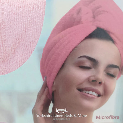 Turbie Towels, Assorted Colours - Towels & Bathroom - Yorkshire Linen Beds & More