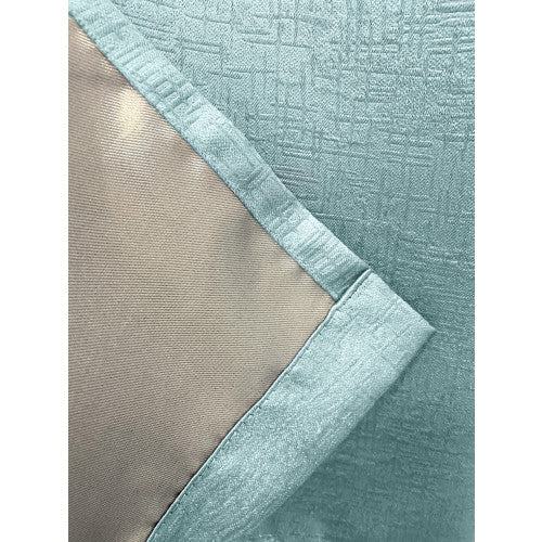 Vogue Eyelet Blockout Curtains - Light Blue
