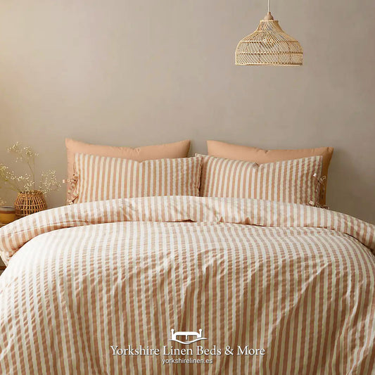 Zanzibar Cotton Rich Duvet Set - Clay