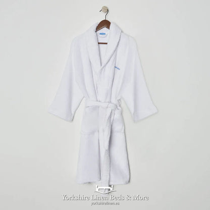 Zero Twist Luxury Towelling Cotton Bathrobes White