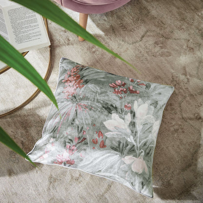 Anthea Luxury Velour Cushions, Green