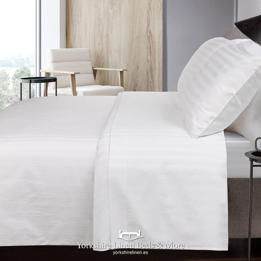 Opulence 300 TC Cotton Satin Stripe Duvet Covers Set