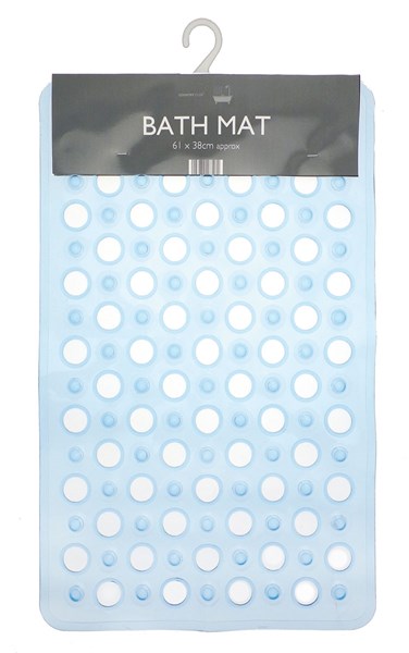 Retro Transparent Non- Slip Bath Mats - Assorted