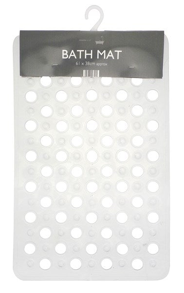 Retro Transparent Non- Slip Bath Mats - Assorted