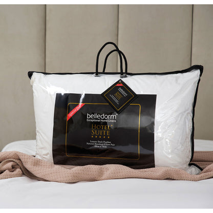 Special Buy Luxury 100 % Duck Feather Pillow Pair
