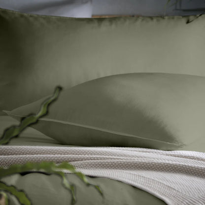 Cassie 100 % Cotton Stonewash Duvet Set Khaki