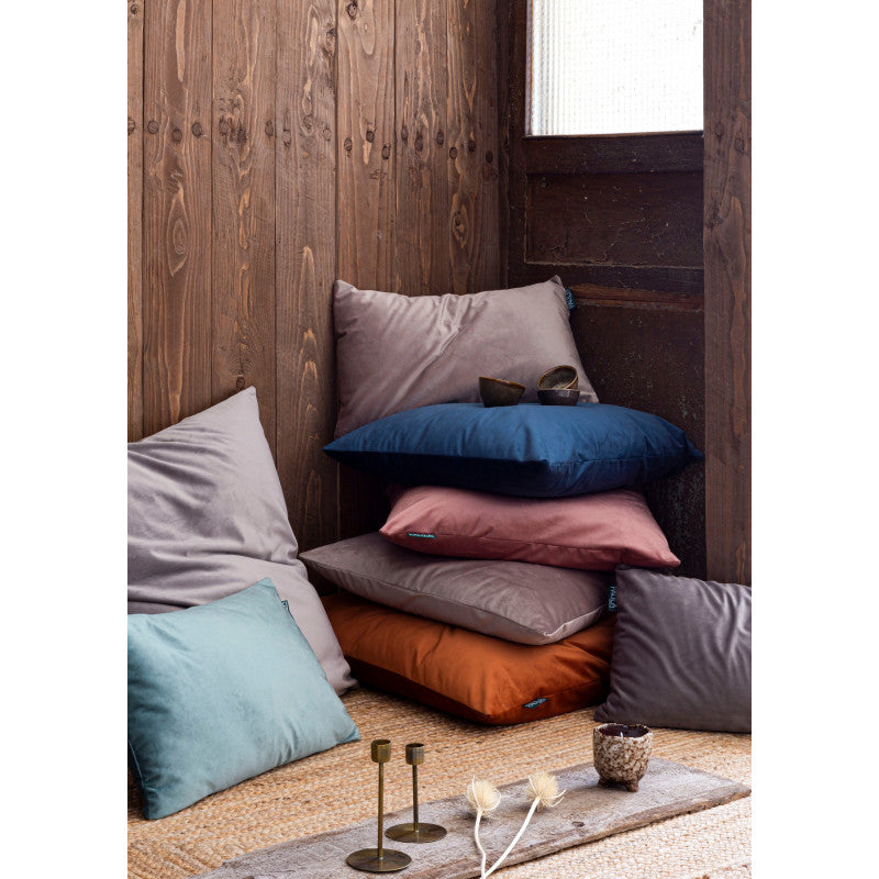 Luxury Velvet Bed Runner & Matching Cushions, Assorted Colours